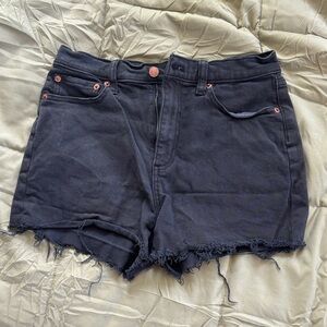 PINK Victoria's Secret Black Jean Shorts